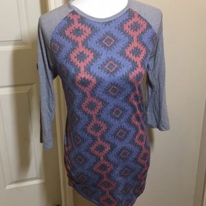 Lularoe Randy Small LS Shirt